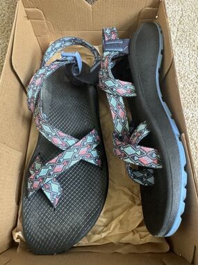 NEW IN BOX WOMENS CHACO Z/CLOUD 2 SANDALS IN TRACE ECLIPSE SZ 11